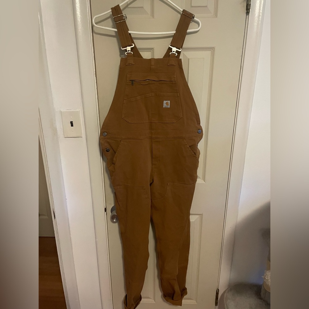 Carhartt Women's Brown Overalls Size Medium - Picture 3 of 6